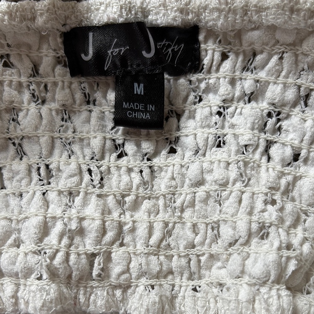 J for Justify White Camisole Top - Picture 2 of 2